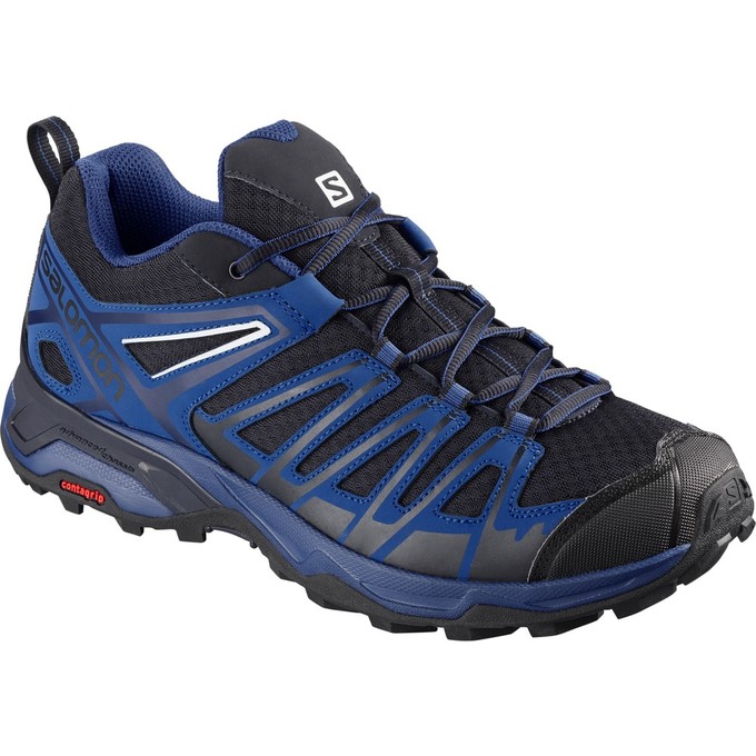 Salomon Israel X ULTRA 3 PRIME - Mens Hiking Shoes - Blue/Black (WOFN-59426)